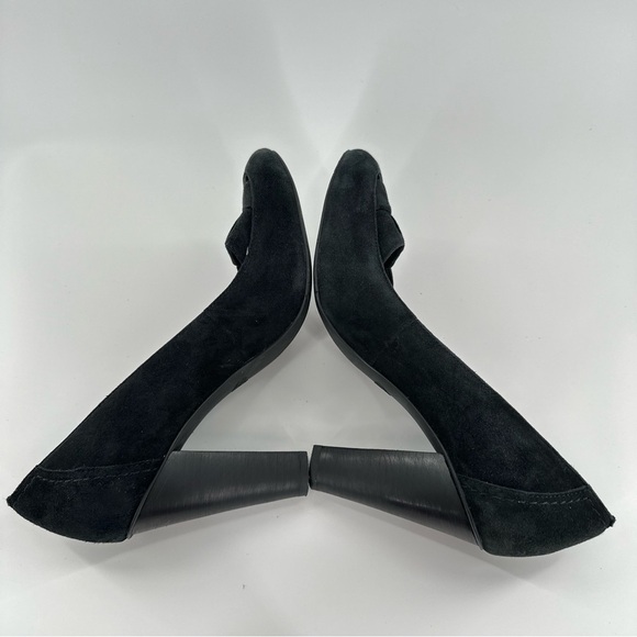 Circa Joan & David Duseascape heels size 6.5 black suede pumps 90s y2k pinup - Picture 7 of 14